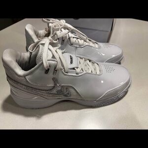 Nike ZM LeBron NXXT Gen Ampd White and Light Smoke Grey Sneakers